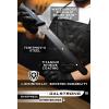 Dalstrong Gut Hook Fish Knife for Filleting and Cleaning – 5” – Night Shark Series – 7CR17MOV High Carbon Steel – Titanium Coated Blade- Polypropylene Handle – w/Sheath – NSF Certified(12 inch Slicer)
