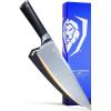 Dalstrong Santoku Knife – 7 inch – Vanquish Series – Forged High Carbon German Steel – POM Handle – Razor Sharp Kitchen Knife Gift- Asian Vegetable Knife – NSF Certified(Chef Knife)