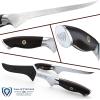 Dalstrong Boning Knife – 6 inch – Omega Series – BD1N-V Hyper Steel Kitchen Knife – G10 Woven Fiberglass Handle – Razor Sharp Knife – Fillet Knife Meat – Chicken Knife – Leather Sheath Included