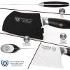 Dalstrong Cleaver Knife – 7 inch – Omega Series – BD1N-V Hyper Steel Kitchen Knife – G10 Woven Fiberglass Handle – Razor Sharp Knife – Leather Sheath Included