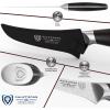 Dalstrong Curved Boning Knife – 6 inch – Omega Series – BD1N-V Hyper Steel Kitchen Knife – G10 Handle – Razor Sharp Knife – Leather Sheath Included