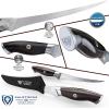 Dalstrong Curved Boning Knife – 6 inch – Omega Series – BD1N-V Hyper Steel Kitchen Knife – G10 Handle – Razor Sharp Knife – Leather Sheath Included