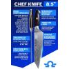 Dalstrong Kiritsuke Chef Knife – 8.5 inch – Omega Series – American BD1N-VX Hyper Steel – Razor Sharp Kitchen Knife – Acacia Wood Display Stand, Cooking Knife, Collection Set – Leather Sheath