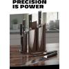 Dalstrong Knife Block Set -6pc- Magnetic Knife Stand-Phantom Series-Japanese High-Carbon AUS8 Steel-Knife Kitchen Set-Pakkawood Handle-Men’s Valentines Gift