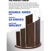 Dalstrong Knife Block Set -6pc- Magnetic Knife Stand-Phantom Series-Japanese High-Carbon AUS8 Steel-Knife Kitchen Set-Pakkawood Handle-Men’s Valentines Gift