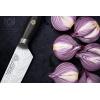 Dalstrong Santoku Knife – 7 inch – Omega Series – BD1N-V Hyper Steel Kitchen Knife – G10 Woven Fiberglass Handle – Razor Sharp Knife – Leather Sheath Included