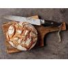Dalstrong Serrated Bread Knife – 9 inch – Omega Series – BD1N-V Hyper Steel Kitchen Knife – G10 Woven Fiberglass Handle – Sharp – Bread Slicer Cutter – Bagel – Slicing Knife – Leather Sheath Included