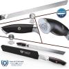 Dalstrong Slicing Knife – 12 inch Slicer – Omega Series – BD1N-V Hyper Steel Kitchen Knife – G10 Handle – Razor Sharp Knife – Carving Knife, Brisket, BBQ – Leather Sheath Included