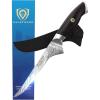 Dalstrong Boning Knife – 6 inch – Omega Series – BD1N-V Hyper Steel Kitchen Knife – G10 Woven Fiberglass Handle – Razor Sharp Knife – Fillet Knife Meat – Chicken Knife – Leather Sheath Included