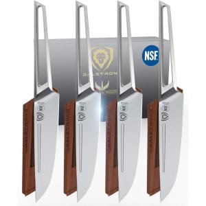 DALSTRONG Steak Knives Set Of 4-5″ – Crusader Series – Forged High-Carbon German Stainless Steel – w/Magnetic Sheath – NSF Certified