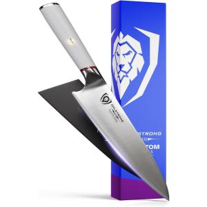 Dalstrong Chef Knife – 8 inch – Phantom Series – Japanese High-Carbon AUS8 Steel Kitchen Knife – White G10 Handle – Cooking Knife – w/Sheath(White Handle)