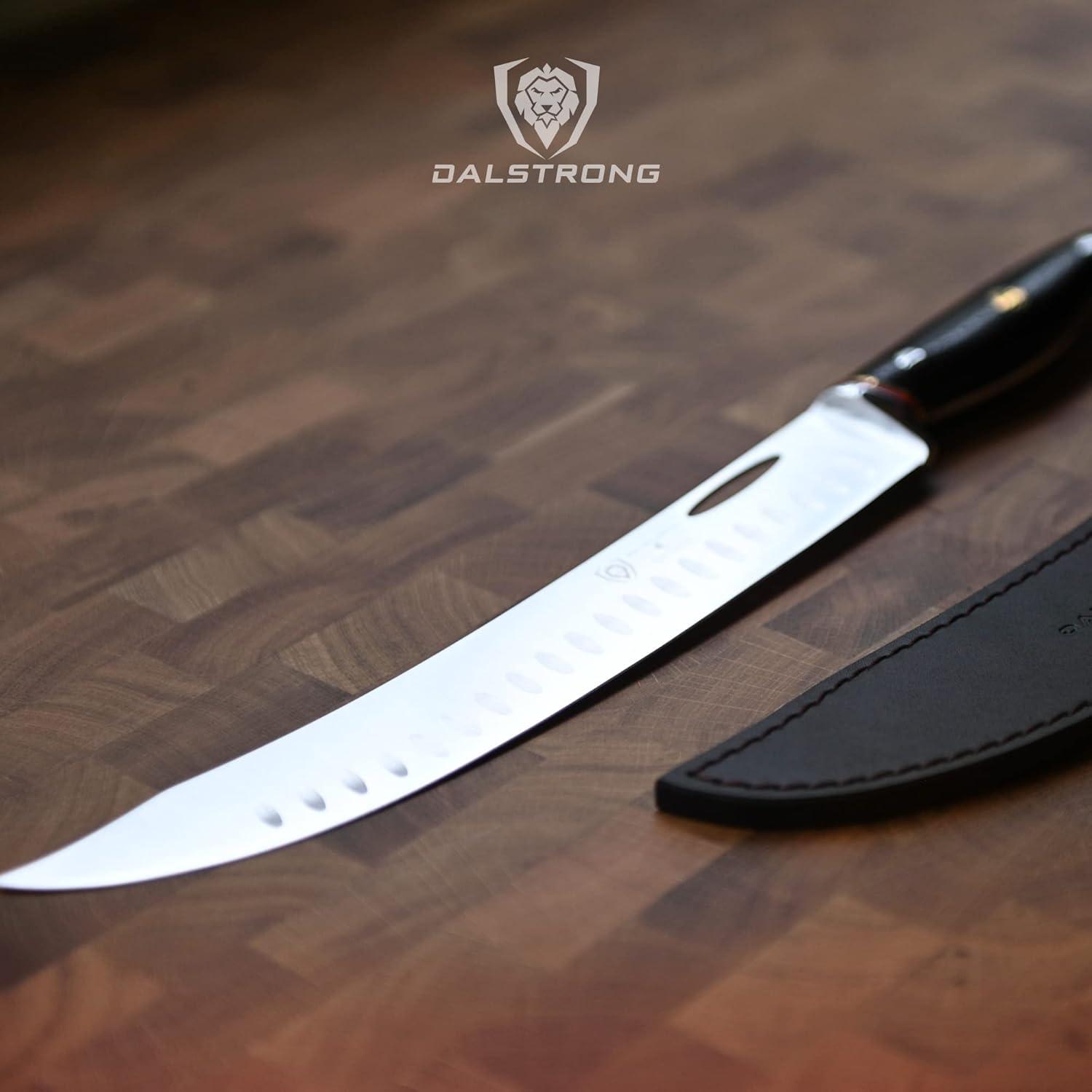 image:imageDalstrong Butcher Knife 10 inch Centurion Series Premium Swedish 14C28N High Carbon Stainless Steel G10 Handle Meat Kitchen Knife Razor Sharp Carving Breaking Knife Sheath Included