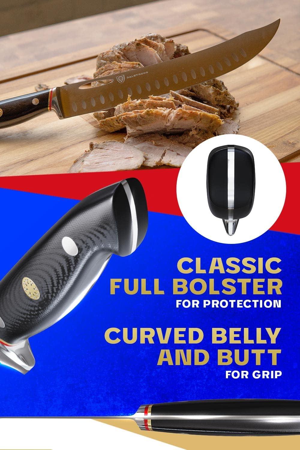 image:imageDalstrong Butcher Knife 10 inch Centurion Series Premium Swedish 14C28N High Carbon Stainless Steel G10 Handle Meat Kitchen Knife Razor Sharp Carving Breaking Knife Sheath Included