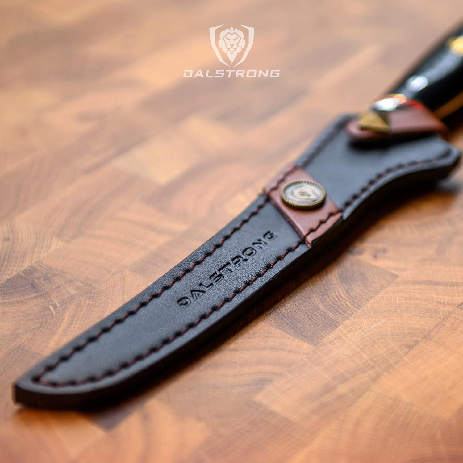 image:imageDalstrong Fillet Knife 7 inch Flexible Kitchen Knife Centurion Series Swedish 14C28N High Carbon Stainless Steel Boning Trimming Skinning Razor Sharp G10 Handle Boning Knife