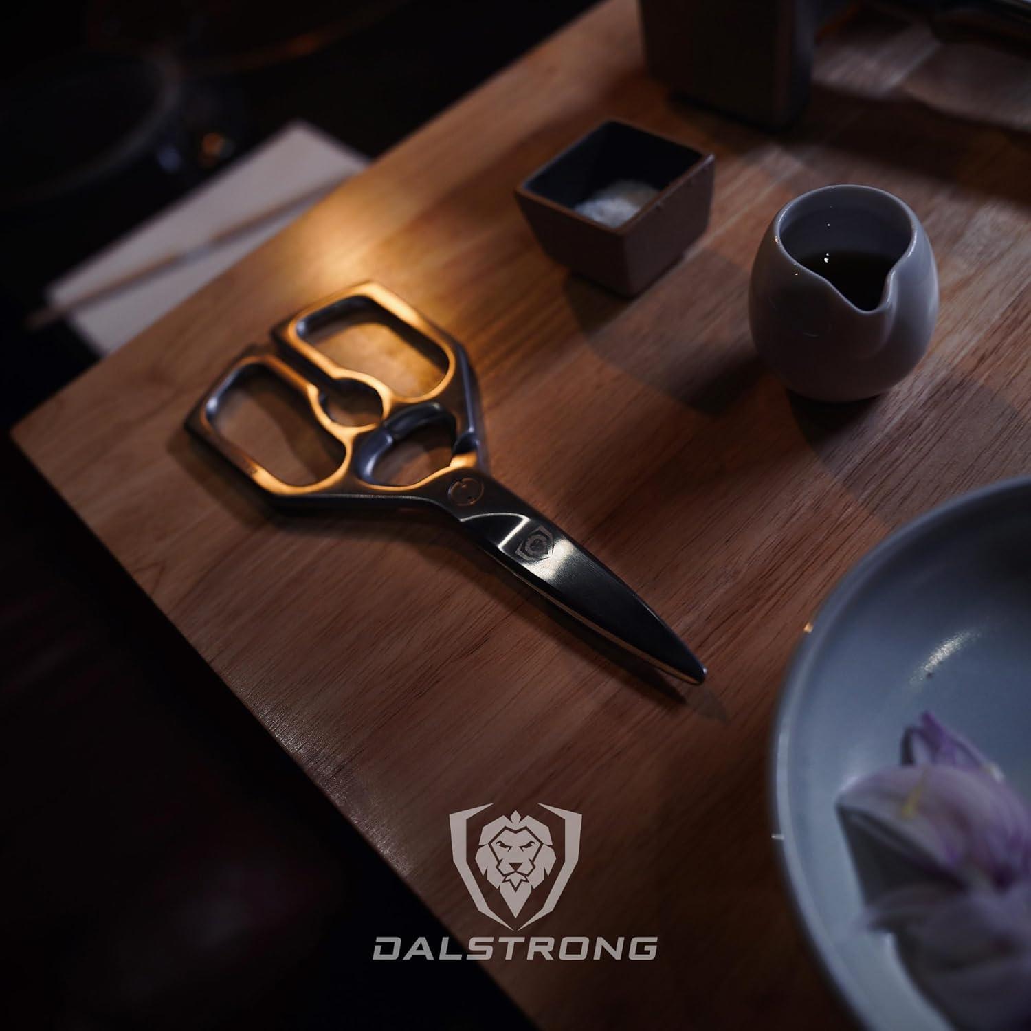 image:imageDalstrong Japanese Stainless Steel Ambidextrous Kitchen Scissors All Purpose Heavy Duty Detachable Sharp Blade Herbs Pizza Meat CuttingSilver