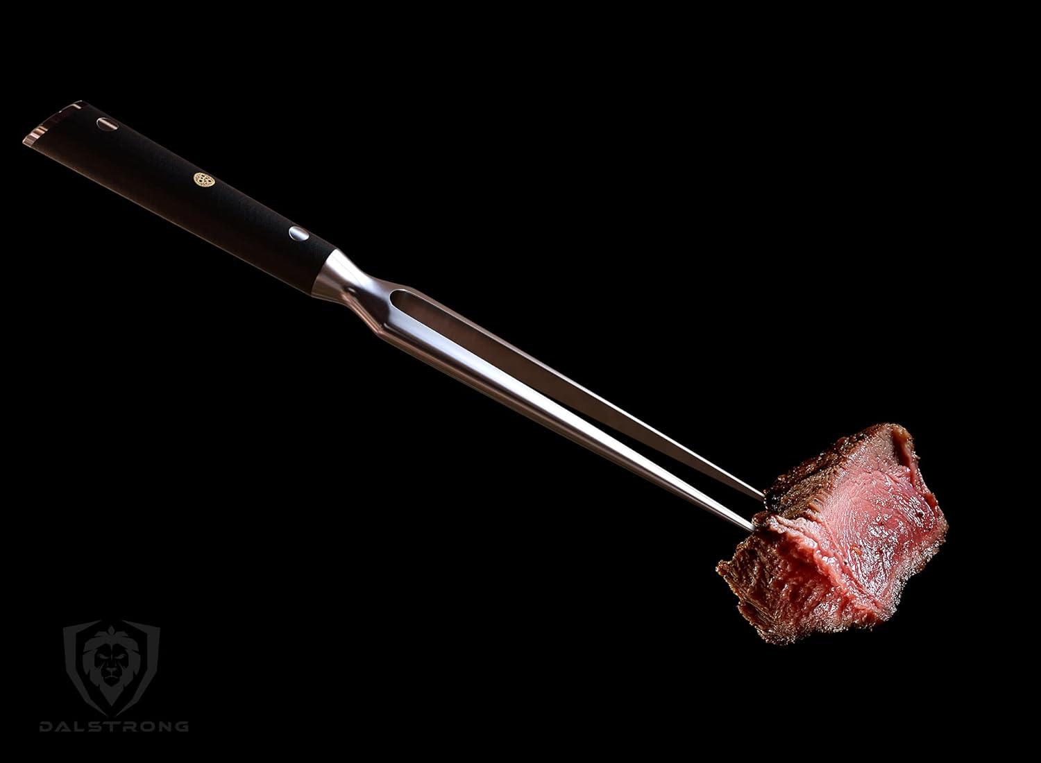 image:imageDalstrong Meat Fork 7 inch The Impaler DualProng Carving amp BBQ Fork High Carbon Stainless Steel G10 Garolite Handle Professional Barbecue Carving Fork Kitchen Utensils