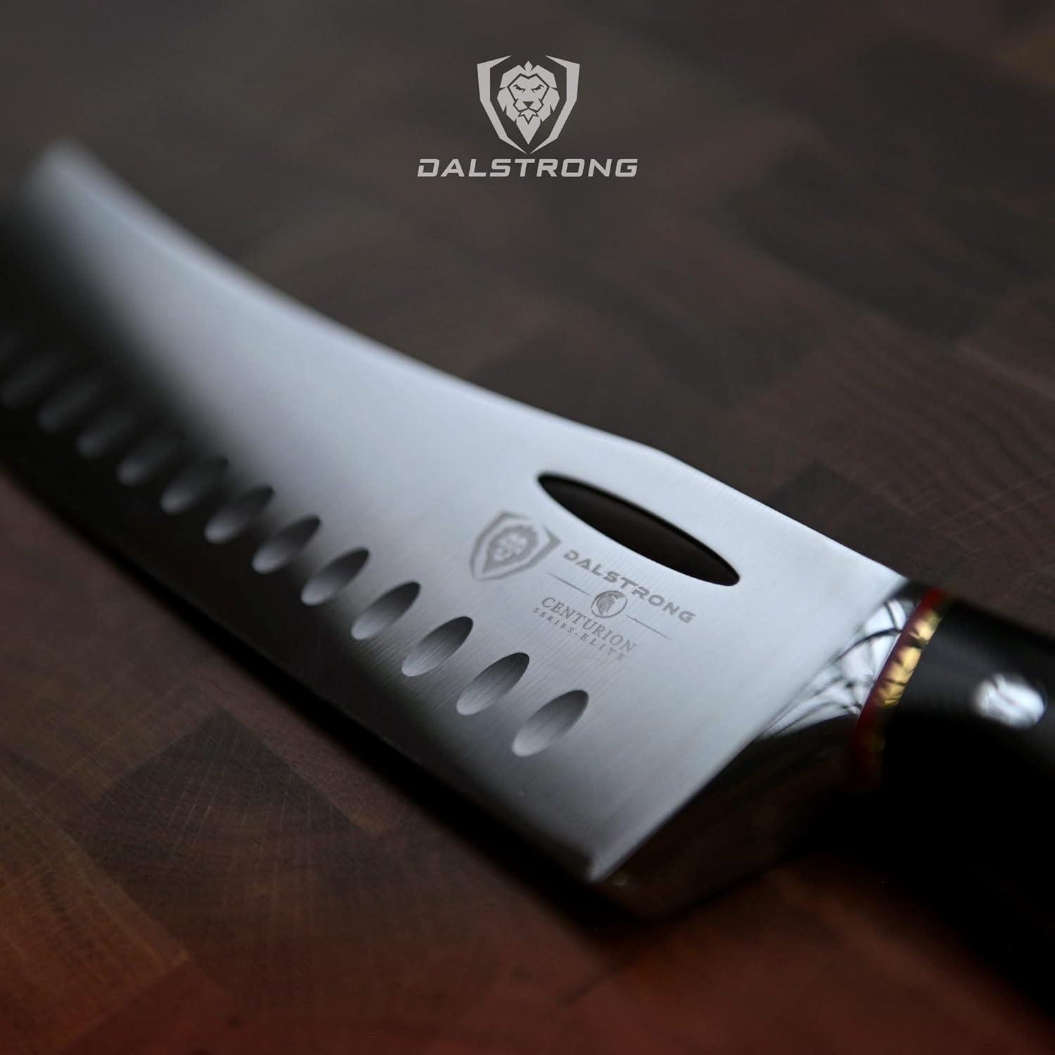 image:imageDalstrong Nakiri Knife 7 inch Centurion Series Premium Swedish High Carbon Stainless Steel G10 Handle Vegetable Knife Sheath Included