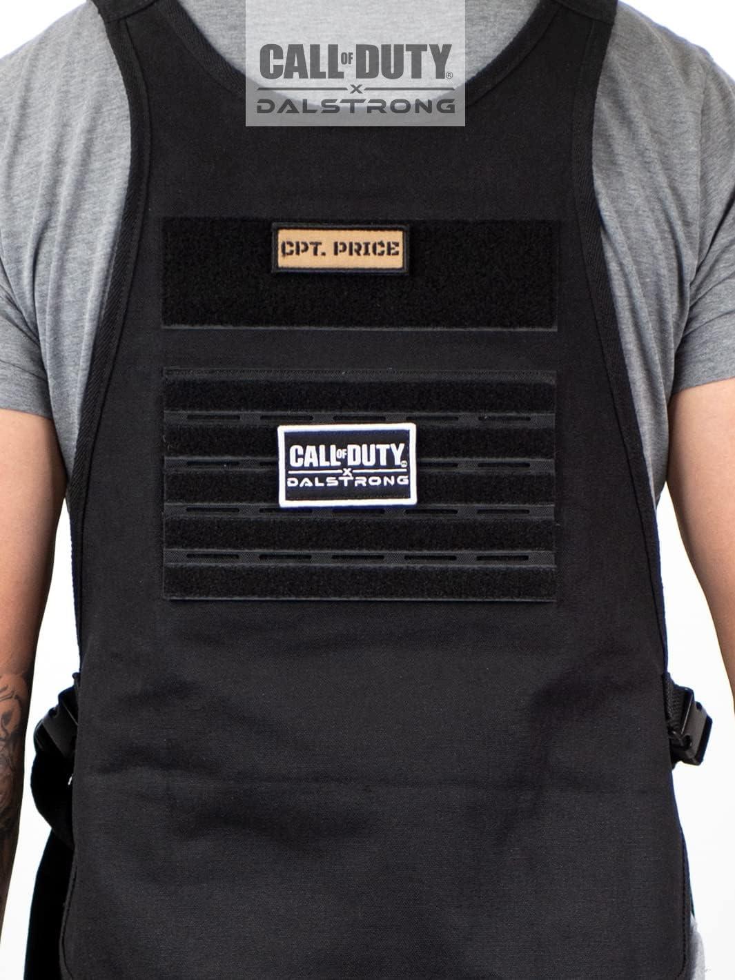 image:imageDalstrong Professional Chef Apron Call Of Duty Edition Premium Black Waxed Canvas Nylon and Leather Straps MOLLE System Straps and Pockets Lightweight UltraDurable Kitchen Apron