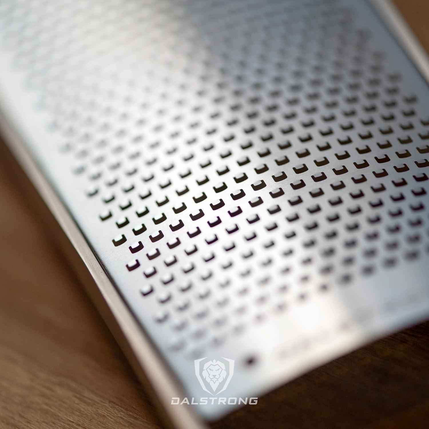 image:imageDalstrong Professional Wide Cheese Grater Ribbon 304 Stainless Steel Blade G10 Handle Kitchen Shredder wBlade Cover MediumSoft Cheese Chocolate Citrus Root Vegetables NSF CertifiedFine