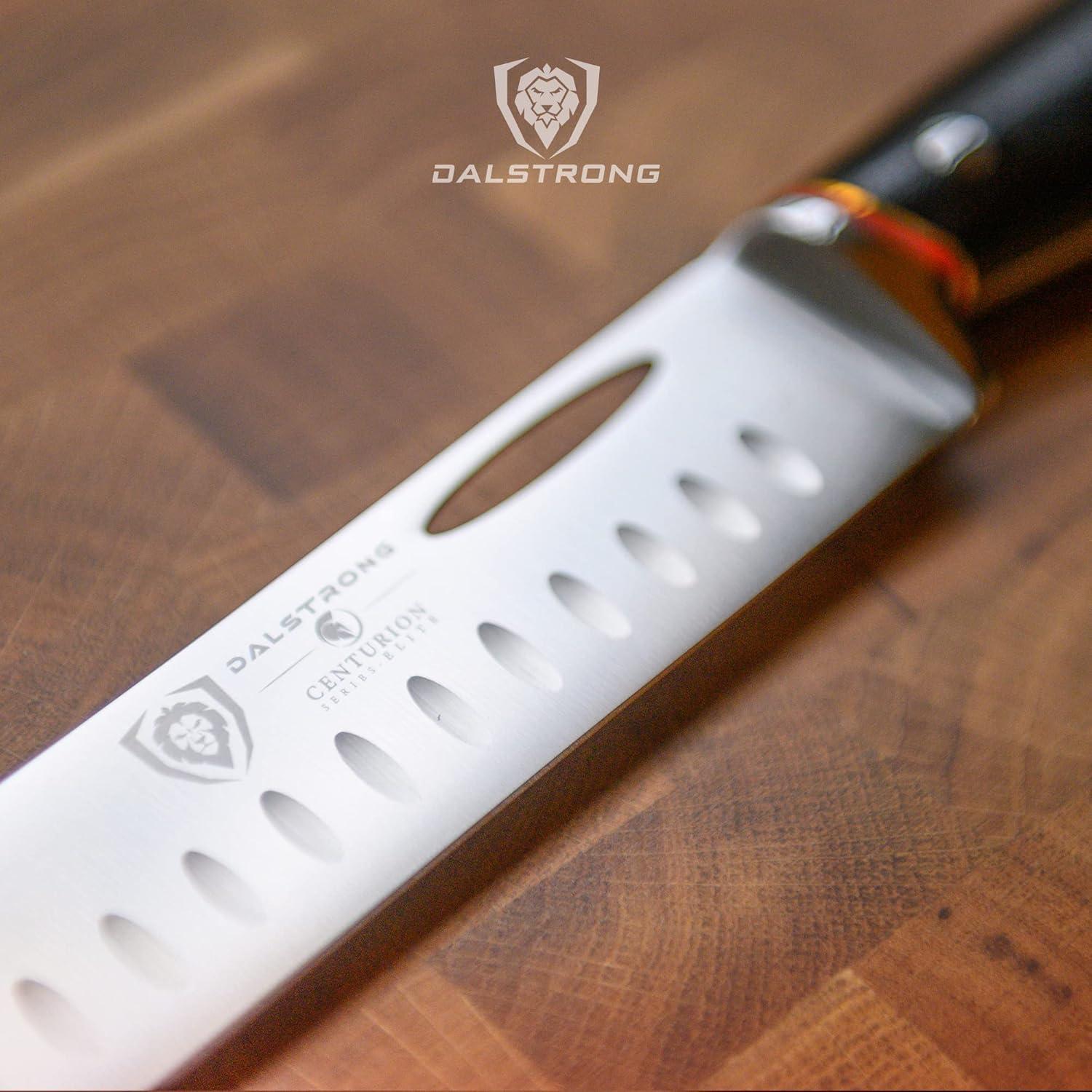 image:imageDalstrong Slicing Knife 12 inch Centurion Series Premium Swedish 14C28N High Carbon Stainless Steel G10 Handle Massive Kitchen Knife Razor Sharp Slicer Carving Knife Sheath Included