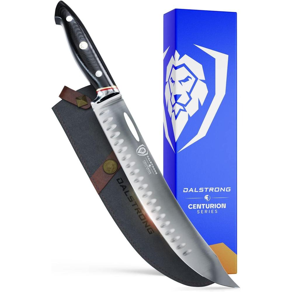 image:imageDalstrong Butcher Knife 10 inch Centurion Series Premium Swedish 14C28N High Carbon Stainless Steel G10 Handle Meat Kitchen Knife Razor Sharp Carving Breaking Knife Sheath Included