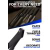 DALSTRONG Professional Food Tweezers-5 Piece Set- High-Precision Tweezer Tongs – Black Titanium Coating – Plating, Culinary Fine Use -304 Stainless Steel- Metal Kitchen Tongs(5pc Set)