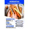 DALSTRONG Razor VX – I Straight Peeler – High Carbon Stainless Steel – Non Slip G10 Handle – Fine, Serrated & Julienne Blades Set – Premium Vegetable, Fruit, Potato Peeler for Kitchen(Straight Peeler)