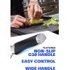 DALSTRONG Razor VX – I Straight Peeler – High Carbon Stainless Steel – Non Slip G10 Handle – Fine, Serrated & Julienne Blades Set – Premium Vegetable, Fruit, Potato Peeler for Kitchen(Y Peeler)