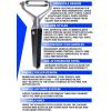 DALSTRONG Razor VX – I Straight Peeler – High Carbon Stainless Steel – Non Slip G10 Handle – Fine, Serrated & Julienne Blades Set – Premium Vegetable, Fruit, Potato Peeler for Kitchen(Y Peeler)