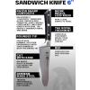 DALSTRONG Utility Knife – 6 inch – Gladiator Series Elite – Forged High-Carbon German Steel Kitchen Knife – Black G10 Handle – Paring Cooking Knife Gift – Chef’s Knife – Sheath – NSF Certified(6″ Ultimate Utility & Sandwich Knife)