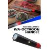 DALSTRONG Yanagiba Knife – 10.5 inch Sushi Knife – Ronin Series – Single Bevel Blade – Japanese AUS-10V Damascus Steel – Asian Knife – Japanese Kitchen Knife – Red & Black G10 Handle – w/Sheath
