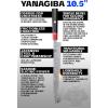 DALSTRONG Yanagiba Knife – 10.5 inch Sushi Knife – Ronin Series – Single Bevel Blade – Japanese AUS-10V Damascus Steel – Asian Knife – Japanese Kitchen Knife – Red & Black G10 Handle – w/Sheath