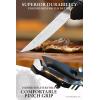 Dalstrong 8 inch Chef Knife- Game of Thrones™ Knife – House Stark™ Edition – German P remium Steel – Professional G10 Handle -Collection Item Toughbuilt Knife- w/Sheath(Model – 8pc Steak Knife Set)
