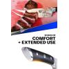 Dalstrong BBQ Pitmaster Meat Knife – 8 inch – Gladiator Series Elite – Forged High Carbon German Steel – Forked Tip & Bottle Opener – G10 Handle – Slicing Kitchen Knife – NSF Certified(6.5″)