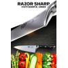 Dalstrong Barong Chef Knife – 7 inch – Gladiator Series Elite – Razor Sharp Kitchen Knife – Forged High Carbon German Steel – Full Tang Cooking Knife Gift – w/Sheath – Chef’s Knife – NSF Certified(Black G10 Handle)