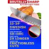 Dalstrong Butcher Knife – 10 inch – Centurion Series – Premium Swedish 14C28N High Carbon Stainless Steel – G10 Handle Meat Kitchen Knife – Razor Sharp Carving Breaking Knife – Sheath Included