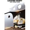 Dalstrong Charcuterie & Cheese Knife Set-4pc-Gladiator Series Elite-Mini Cleaver, Serrated,Round-Tip,Forked Cheese Knives Set-G10 Handle-Soft & Hard Cheese-Sheath-NSF Certified
