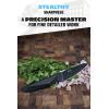 Dalstrong Chef Knife – 8 inch – BATMAN™ Shadow Black Edition – High Carbon 7Cr17MoV Steel – Black Titanium Kitchen Knife – Collection Item – G10 Handle – Chef’s Knife Cooking – Sheath(2-Pc Set)