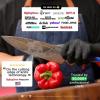 Dalstrong Chef Knife – 8 inch – Wonder Woman™ Official License – Premium German X50CRMOV15 Stainless Steel – Etched DC Artwork – G10 Handle – Full Tang Cooking Knife – Leather Sheath