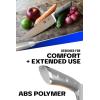 Dalstrong Chef Knife – 8 inch Blade – Forged HC German Steel Chef’s Knife – Full Tang – Black G10 Handle – Gladiator Series ELITE – Razor Sharp Kitchen – Professional – Sheath – NSF Certified(Smoke Grey)