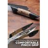 Dalstrong Chef Knife Professional- 8”-Scorpion Series – Venom Edition – Japanese Steel Chef Knife – Spiral Sandstorm Blade Pattern – Black Honeycomb Resin Handle – w/Chef Knife Leather Sheath(11″ Slicing Knife)