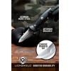 Dalstrong Clam Oyster Knife- 3” Shellfish & Oyster Shucker Clamp Knife – Gladiator Series Elite – Forged HC German Steel – Crab Eating Utensils- G10 Handle – W/Sheath- NSF Certified(3 inch Boston Oyster Knife)