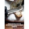 Dalstrong Clam Oyster Knife- 3” Shellfish & Oyster Shucker Clamp Knife – Gladiator Series Elite – Forged HC German Steel – Crab Eating Utensils- G10 Handle – W/Sheath- NSF Certified(3 inch Boston Oyster Knife)