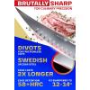 Dalstrong Curved Boning Knife – 6 inch – Centurion Series – Swedish 14C28N High – Carbon Stainless Steel Kitchen Knife – Razor Sharp – G10 Handle – Bone, Trimming, Skinning – Fillet Knife – w/Sheath