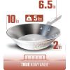 Dalstrong Frying Pan Skillet – 10 inch – The Avalon Series – 5-Ply Copper Core – Hammered Finish Pan – 2.1 Quart – Premium Kitchen Cookware – Omelet, Egg Pan – w/Lid & Pot Protector