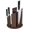 Dalstrong Magnetic Knife Block – Holds 12 Piece – ‘Dragon Spire’ – Premium Double-Sided Walnut Block Holder and Stand – Display Stand – Professional Kitchen Set – Cooking Set