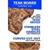 Dalstrong Massive XL Cutting Board – Lionswood End-Grain Teak – 25″ x 18″-Steel Carrying Handles -Serving Board – Large Cutting Boards For Kitchen- eat Cutting Board-Two Sizes(Lionswood End-Grain Teak)