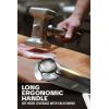 Dalstrong Meat Tenderizer Tool – NEW IMPROVED – Dual Sided, Extra-Large Meat Hammer – Premium High-Carbon Stainless Steel – Meat Mallet – Chef Pounder – Black G10 Handle