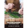 Dalstrong Mezzaluna – 8.5 inch Blade – Gladiator Series – Rocking & Mincing Produce Knife – Black ABS Handle