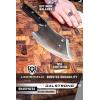 Dalstrong Mini Rocking Cleaver Knife – 6.5 inch – Gladiator Series ‘R’ – 7CR17MOV High Carbon Steel – Razor Sharp Kitchen Knife – Black G10 Handle – Meat Cleaver, Vegetable Knife – NSF Certified(6.5″ Rocking Cleaver)